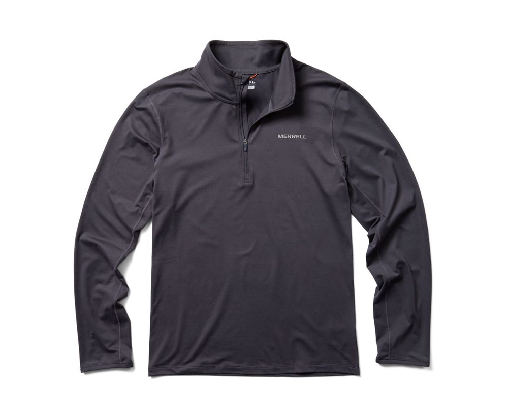 Merrell Pullover Black - BetaTherm 1/4 Zip - Mens 95LARZSPT